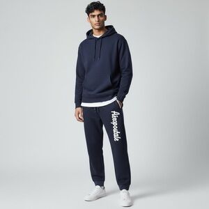 AEROPOSTALE~Men’s Navy Blue Drawstring Joggers Sweatpants~Size Large~EUC~SKU079